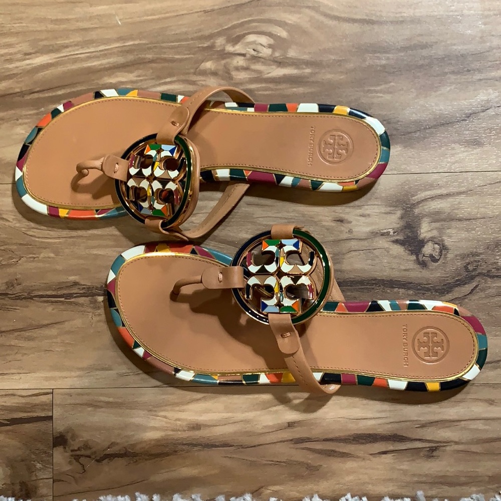 Tory Burch Miller Enamel Sandal